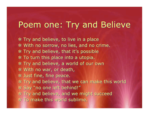 How to write good free verse poems